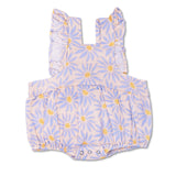 Apple Park Muslin Flutter Sleeve Romper - Daisy Dreams