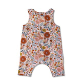 Apple Park Muslin Snap Jumpsuit - Zinnia Bloom