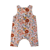 Apple Park Muslin Snap Jumpsuit - Zinnia Bloom