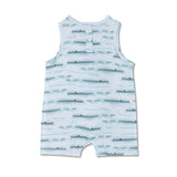 Apple Park Muslin Sleeveless Coverall - Alligator Isle