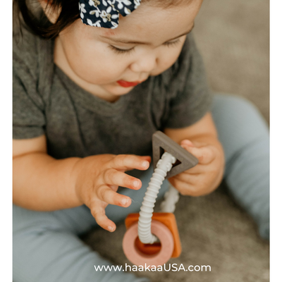 Haakaa Silicone Teething Ring for Babies (3 Months+)