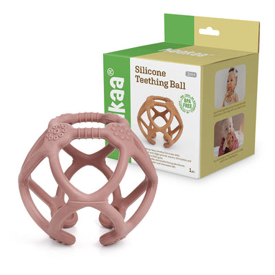 Haakaa Silicone Teething Ball – Easy Grip Teether for Babies
