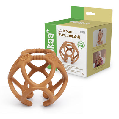 Haakaa Silicone Teething Ball – Easy Grip Teether for Babies