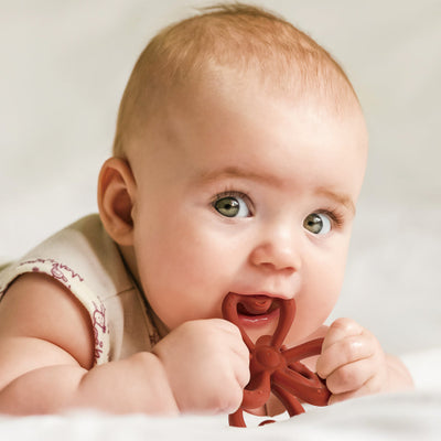 Haakaa Silicone Clover Teether – 100% Food Grade Silicone Teething Toy