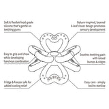 Haakaa Silicone Clover Teether – 100% Food Grade Silicone Teething Toy