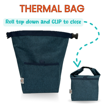 Flipping Holder Thermal Bag – On-the-Go Snack Storage