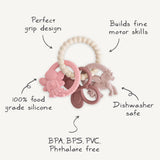 Silicone Sensory Teething Rings