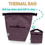 Flipping Holder Gift-Ready Travel Bundle – Food Pouch & Juice Box Holder Set
