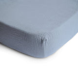 Mushie Extra Soft Muslin Crib Sheet