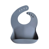 Mushie Silicone Baby Bib – Adjustable Catch-All Bib