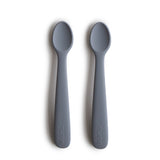Mushie Silicone Feeding Spoons – Soft-Tip Baby Spoons