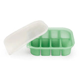Haakaa Easy-Freeze Silicone Baby Food Tray with Lid – BPA-Free Stackable Freezer Mold (6x60ml / 8x40ml)