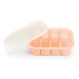 Haakaa Easy-Freeze Silicone Baby Food Tray with Lid – BPA-Free Stackable Freezer Mold (6x60ml / 8x40ml)