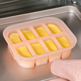 Haakaa Easy-Freeze Silicone Baby Food Tray with Lid – BPA-Free Stackable Freezer Mold (6x60ml / 8x40ml)