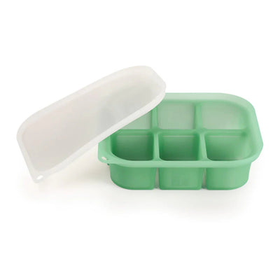 Haakaa Easy-Freeze Silicone Baby Food Tray with Lid – BPA-Free Stackable Freezer Mold (6x60ml / 8x40ml)