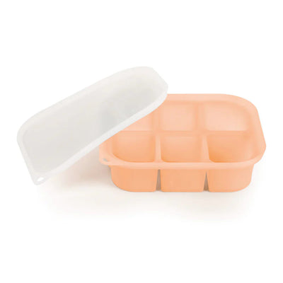 Haakaa Easy-Freeze Silicone Baby Food Tray with Lid – BPA-Free Stackable Freezer Mold (6x60ml / 8x40ml)