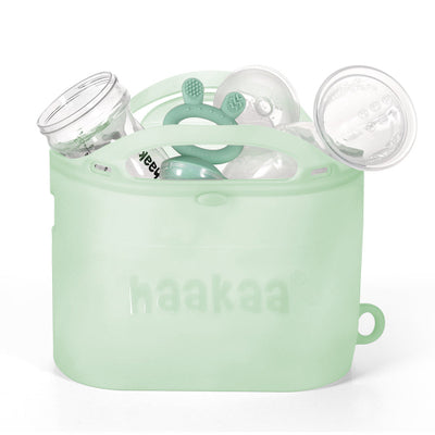 Haakaa Multipurpose Silicone Steamer & Sterilizer Bag – Reusable Microwave Steam Bag