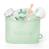 Haakaa Multipurpose Silicone Steamer & Sterilizer Bag – Reusable Microwave Steam Bag