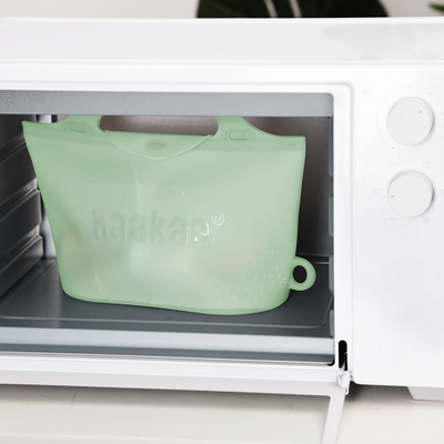 Haakaa Multipurpose Silicone Steamer & Sterilizer Bag – Reusable Microwave Steam Bag