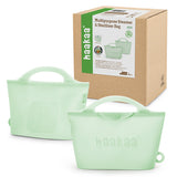 Haakaa Multipurpose Silicone Steamer & Sterilizer Bag – Reusable Microwave Steam Bag