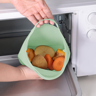 Haakaa Multipurpose Silicone Steamer & Sterilizer Bag – Reusable Microwave Steam Bag