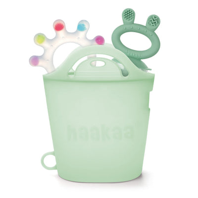 Haakaa Multipurpose Silicone Steamer & Sterilizer Bag – Reusable Microwave Steam Bag