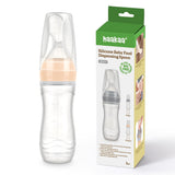 Haakaa Silicone Baby Food Dispensing Spoon – Leak-Proof Travel Feeding Spoon