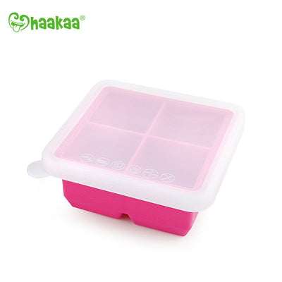 Haakaa Silicone Baby Food & Breast Milk Freezer Tray – BPA-Free, Microwave & Dishwasher Safe