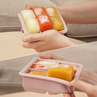 Haakaa Silicone Baby Food & Breast Milk Freezer Tray – BPA-Free, Microwave & Dishwasher Safe