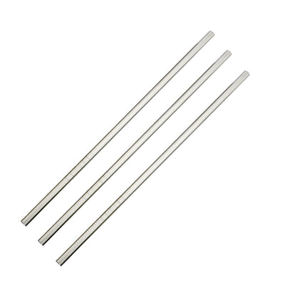 Haakaa Straight StainlReusable Stainless Steel Drinking Straws Set with Cleaning Brush & Linen Bagess Steel Straws with Cleaning Brush, 3 pk