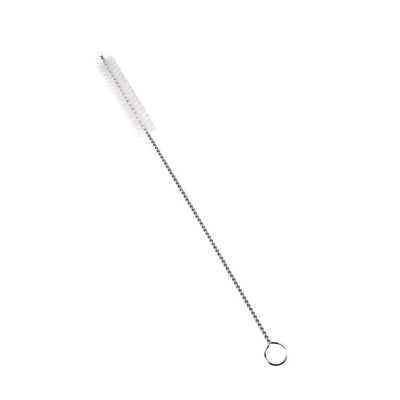 Haakaa Straight StainlReusable Stainless Steel Drinking Straws Set with Cleaning Brush & Linen Bagess Steel Straws with Cleaning Brush, 3 pk
