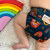 Smart Bottoms Dream Diaper 3.0 – Bamboo & Cotton Pocket / All-in-Two Cloth Diaper, After the Storm