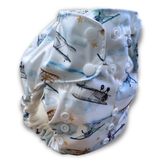 Smart Bottoms Dream Diaper 3.0 – Bamboo & Cotton Pocket / All-in-Two Cloth Diaper, First Flight