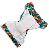 Smart Bottoms Smart One 4.0 – Organic Cotton All-in-One Cloth Diaper, One Size 10–35 lbs, Hazel