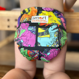 Smart Bottoms Dream Diaper 3.0 – Bamboo & Cotton Pocket / All-in-Two Cloth Diaper, Rad Raptor