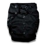Smart Bottoms Dream Diaper 3.0 – Bamboo & Cotton Pocket / All-in-Two Cloth Diaper, Basic Black