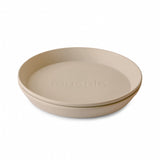 Mushie Round Dinnerware Plates – Non-Toxic Baby Plate Set