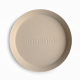 Mushie Round Dinnerware Plates – Non-Toxic Baby Plate Set