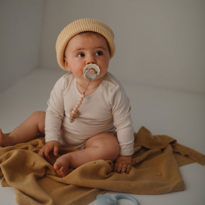 FRIGG Daisy Rubber Pacifier – Natural Latex Baby Pacifier