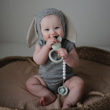 Mushie Hera Silicone Pacifier Clip – Minimalist Baby Pacifier Holder