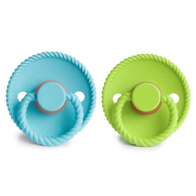 FRIGG Rope Rubber Pacifier – Natural Latex Baby Pacifier