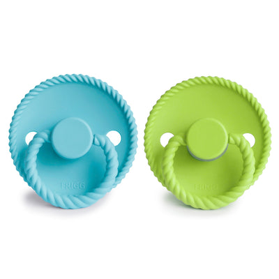 FRIGG Rope Silicone Pacifier – SilkySoft™ Medical Grade Silicone
