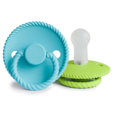 FRIGG Rope Silicone Pacifier – SilkySoft™ Medical Grade Silicone