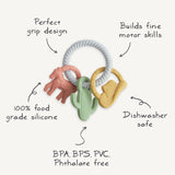 Silicone Sensory Teething Rings