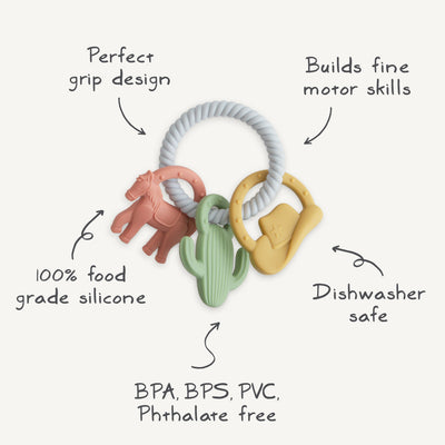 Silicone Sensory Teething Rings