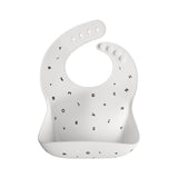 Mushie Silicone Baby Bib – Adjustable Catch-All Bib