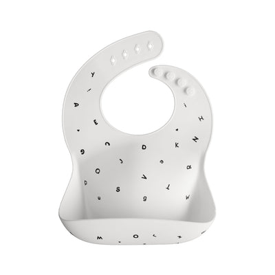 Mushie Silicone Baby Bib – Adjustable Catch-All Bib