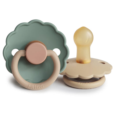 FRIGG Daisy Rubber Pacifier – Natural Latex Baby Pacifier