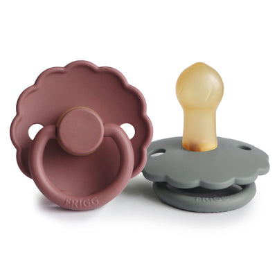 FRIGG Daisy Rubber Pacifier – Natural Latex Baby Pacifier