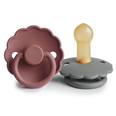 FRIGG Daisy Rubber Pacifier – Natural Latex Baby Pacifier